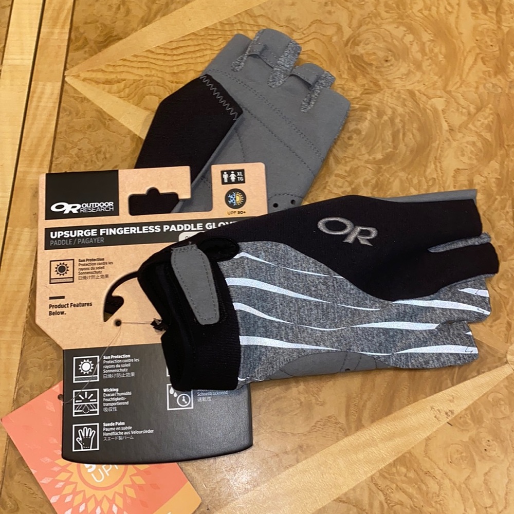 NWT!! OR Outdoor Research Unisex Fingerless Paddle Board Gloves XL